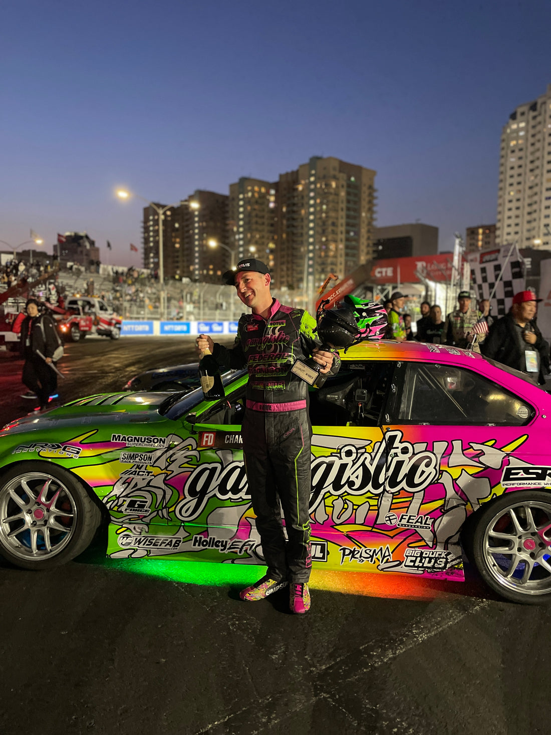Charpentier claimed his first Super Drift victory at Long Beach this weekend